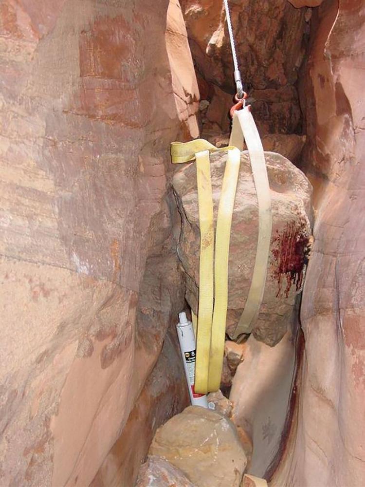 Aron Ralston después del rescate