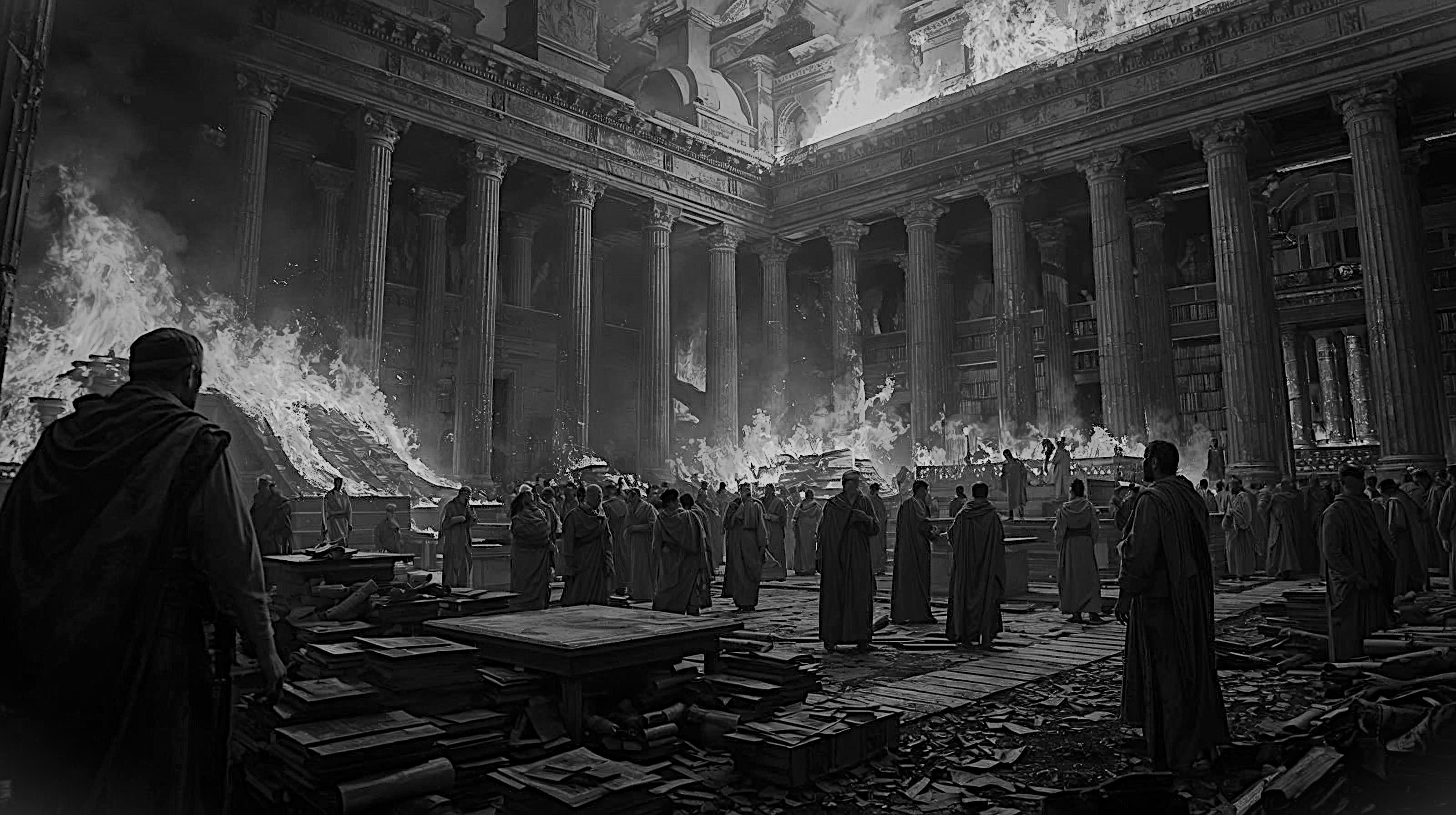 La Biblioteca de Alejandría: La lenta muerte del conocimiento