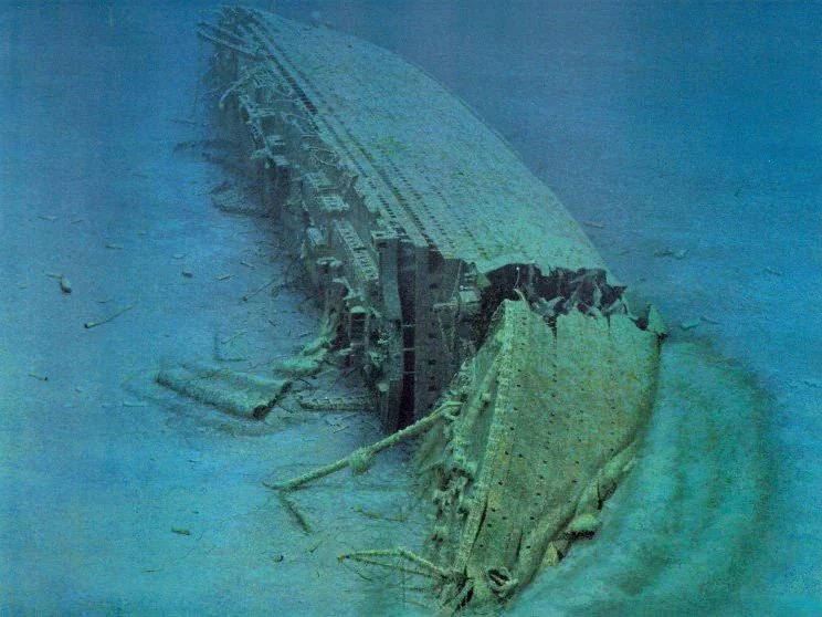 Pecio del HMHS Britannic en el mar Egeo