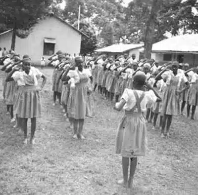 Internado femenino de Kashasha en Tanganica, 1962